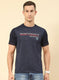 Men NAvy Blue Printed T-Shirt