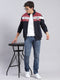 Men Navy Blue Solid Stand Collar Full Sleeve Sweatshirts