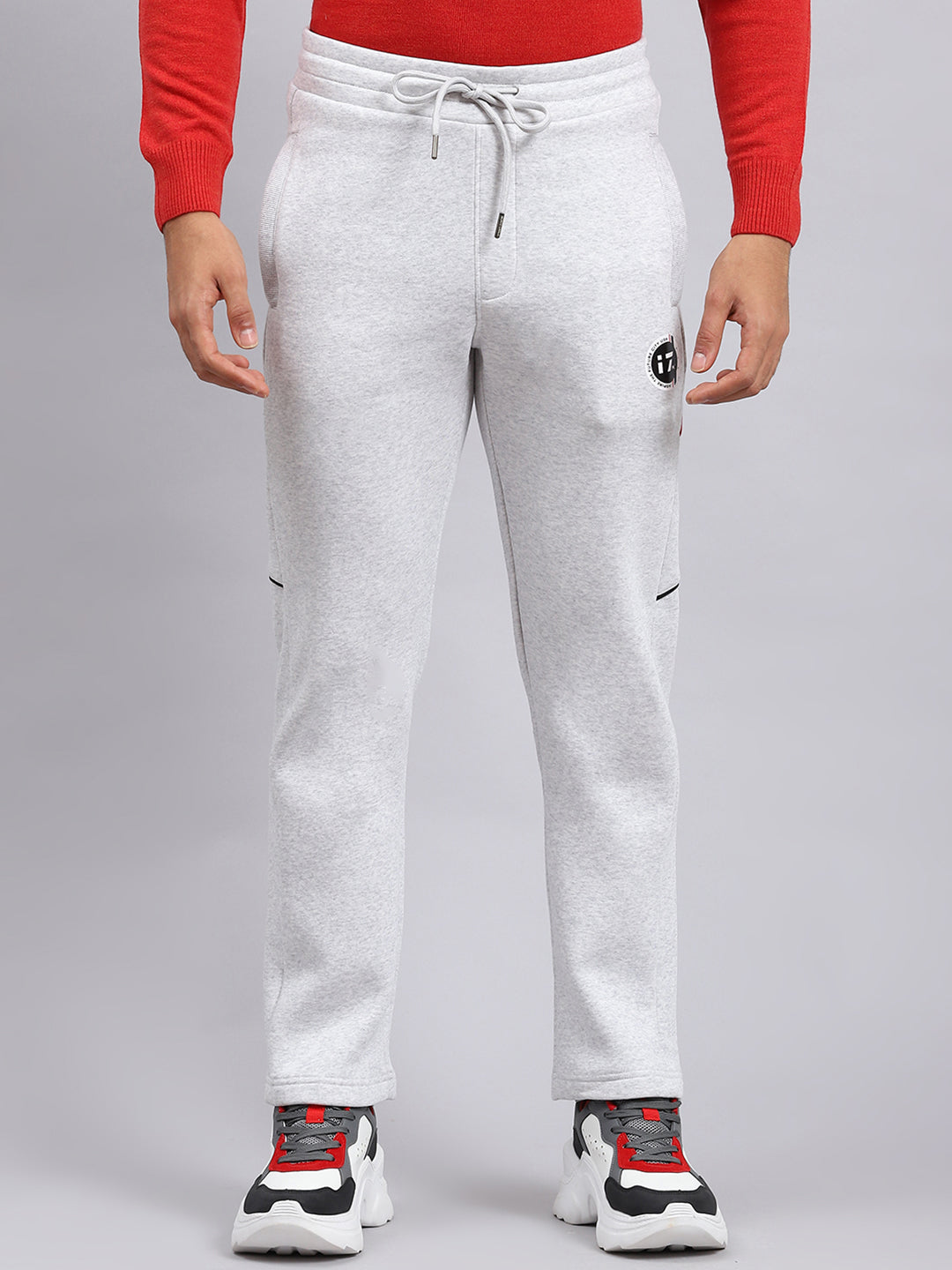 Men Beige Printed Winter Lower