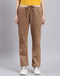 Women Brown Solid Regular Fit Winter Lower