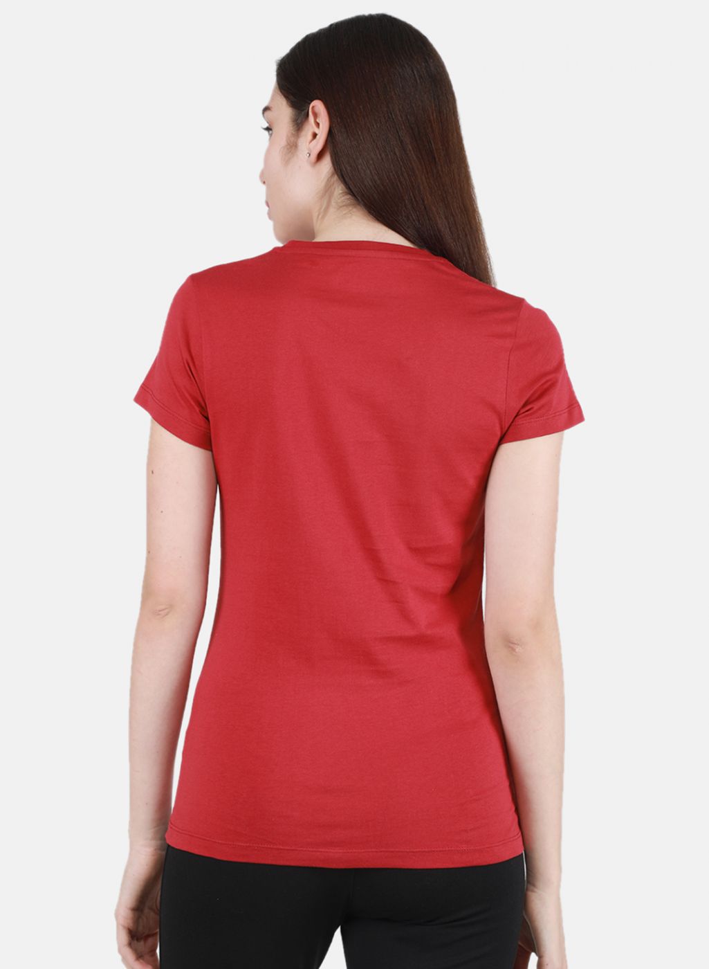 Women Maroon & Black Solid Top 2 Pc Set