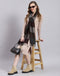 Women Brown Stripe Stole