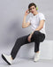 Men Grey Solid Regular Fit Lower