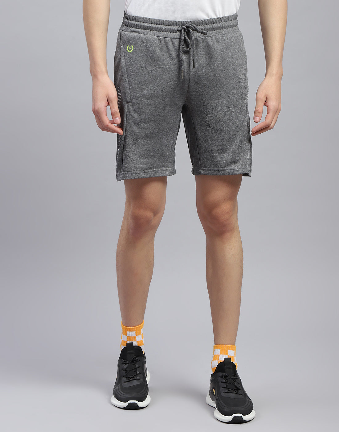 Men Grey Solid   Bermuda