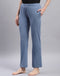 Women Grey Solid Regular Fit Lower