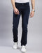 Men Blue Light Wash Narrow Fit Denim