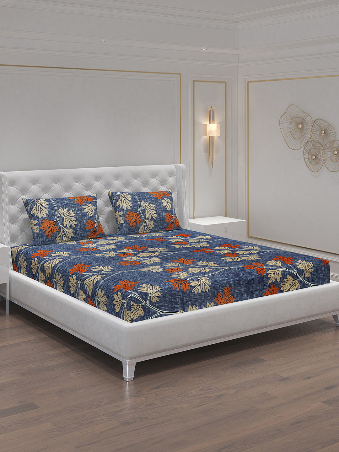 MOCA by Monte Carlo 120 GSM Microfibre Double Bedsheet with 2 Pillow Covers