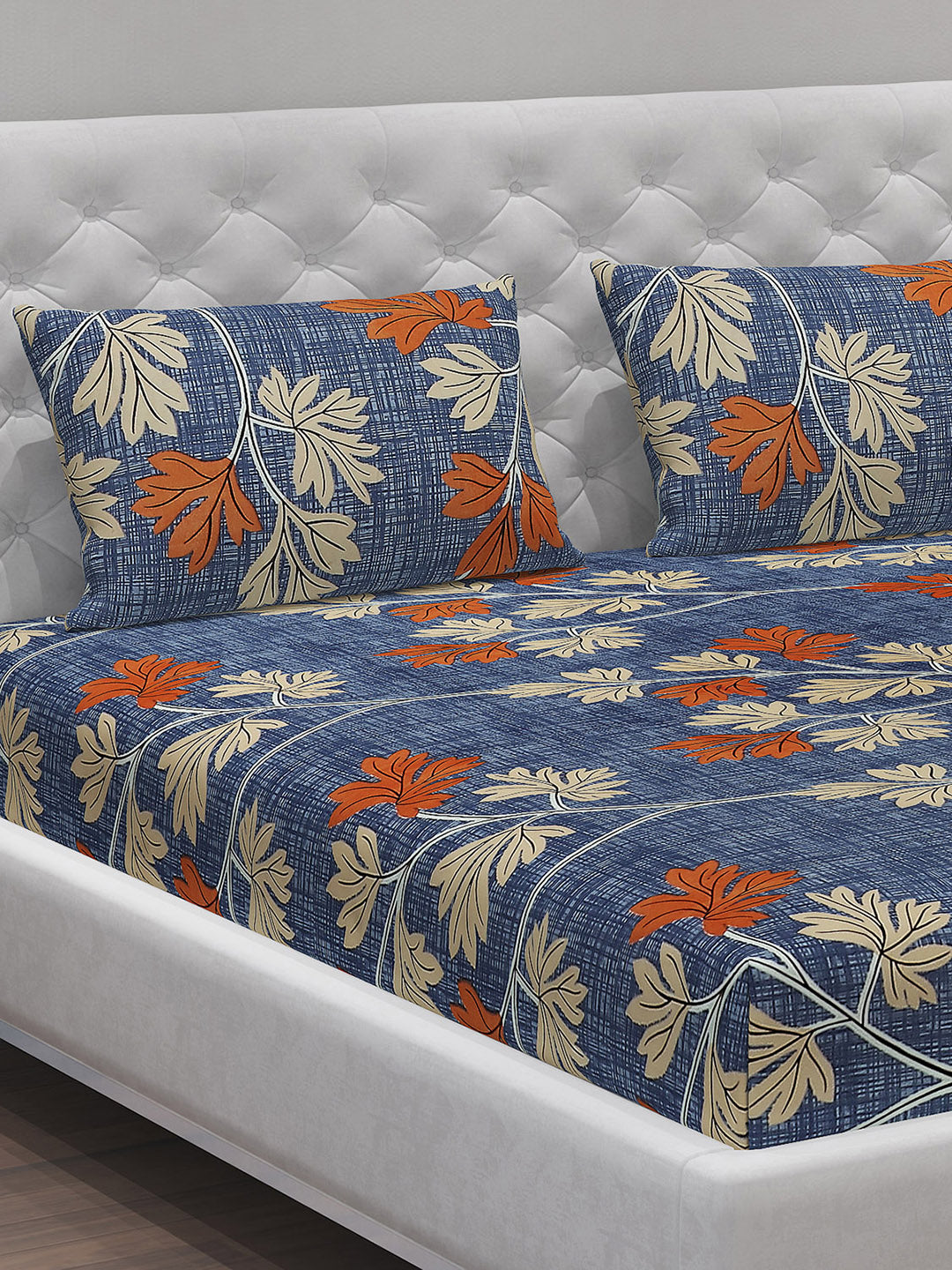 MOCA by Monte Carlo 120 GSM Microfibre Double Bedsheet with 2 Pillow Covers