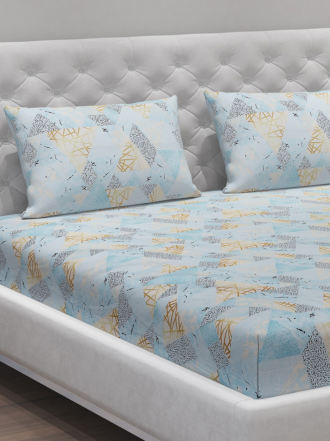 MOCA by Monte Carlo 120 GSM Microfibre Double Bedsheet with 2 Pillow Covers