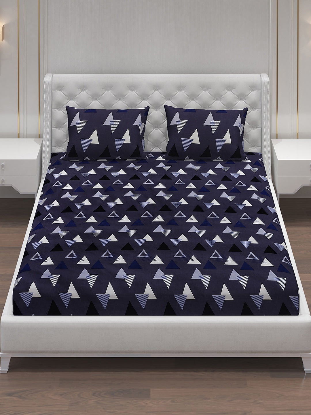 MOCA by Monte Carlo 120 GSM Microfibre Double Bedsheet with 2 Pillow Covers