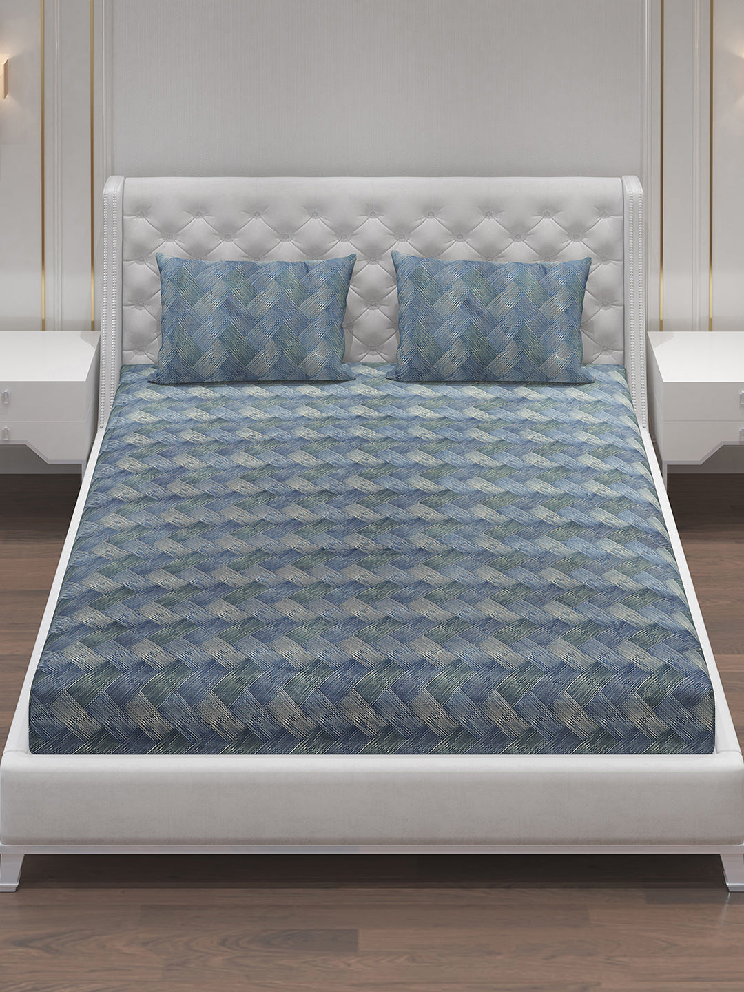 MOCA by Monte Carlo 120 GSM Microfibre Double Bedsheet with 2 Pillow Covers