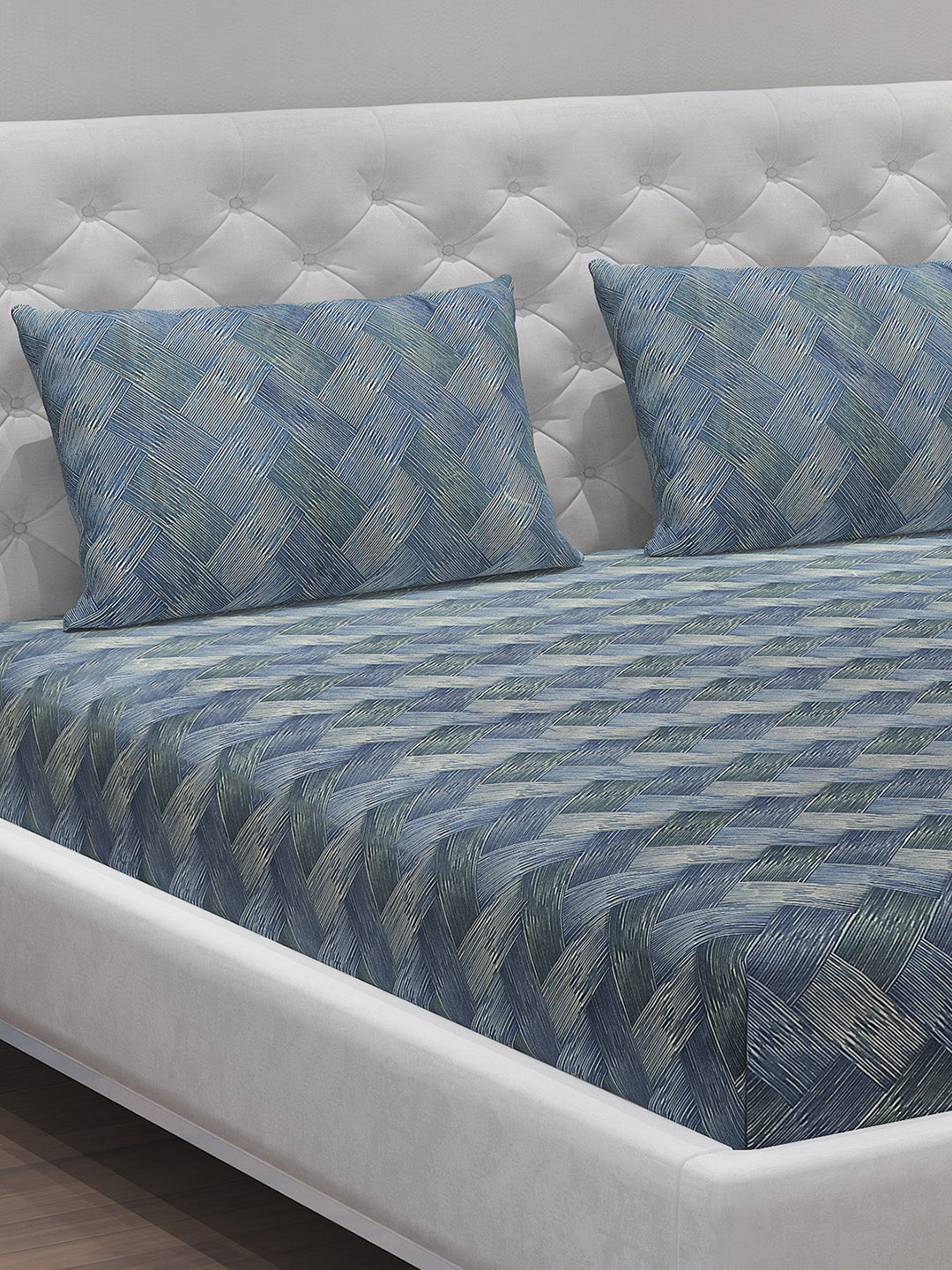 MOCA by Monte Carlo 120 GSM Microfibre Double Bedsheet with 2 Pillow Covers