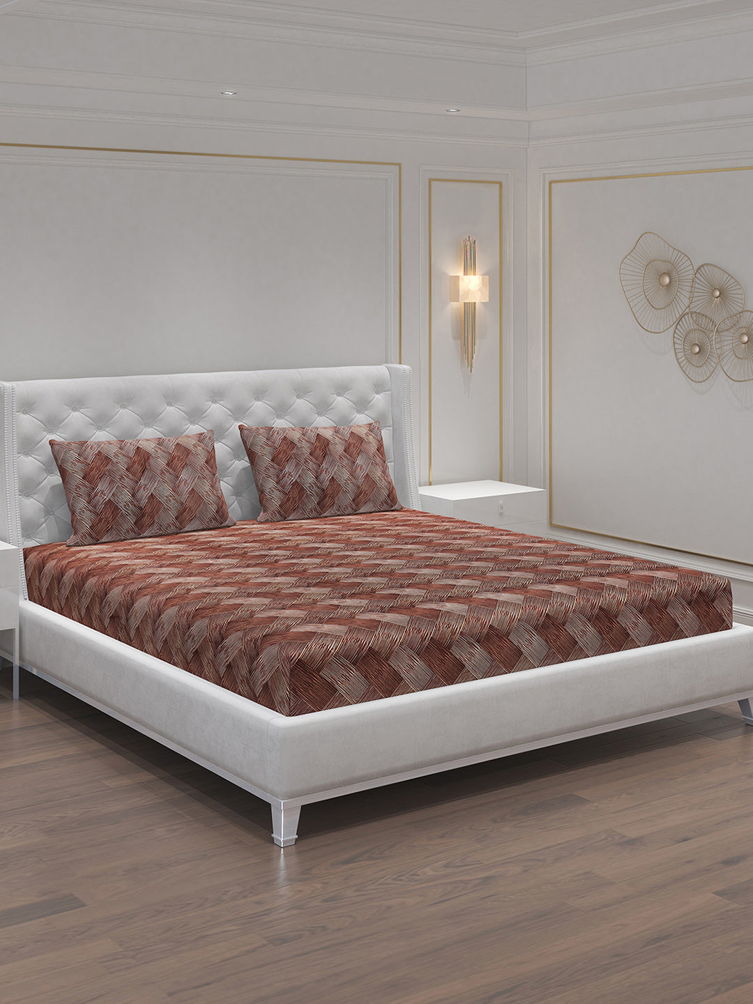 MOCA by Monte Carlo 120 GSM Microfibre Double Bedsheet with 2 Pillow Covers