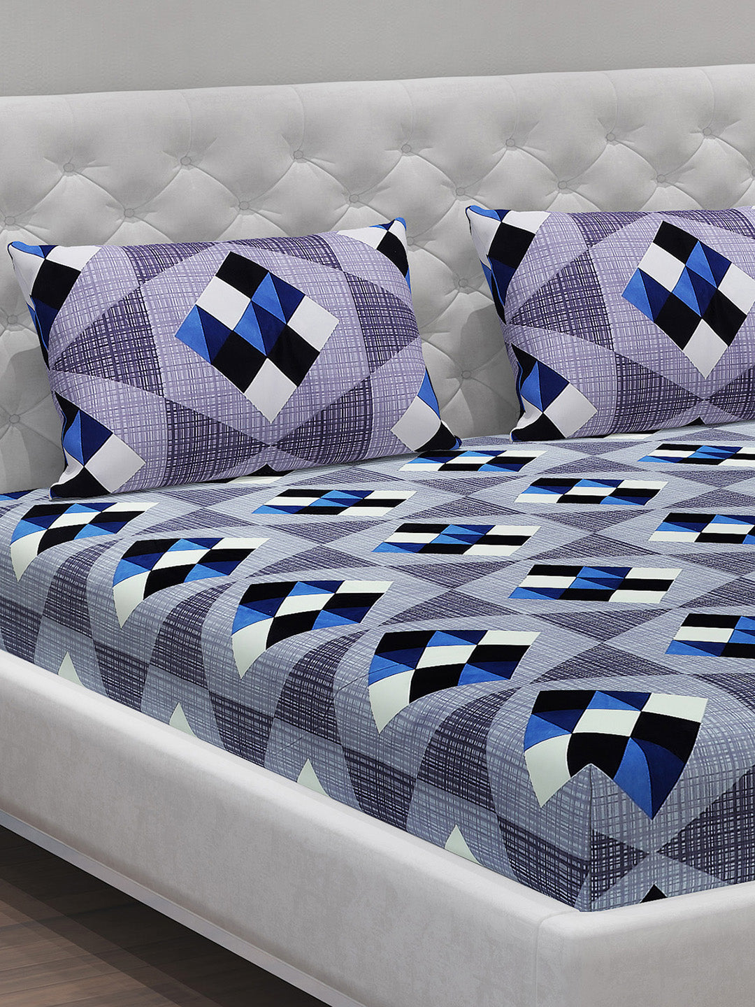 MOCA by Monte Carlo 120 GSM Microfibre Double Bedsheet with 2 Pillow Covers