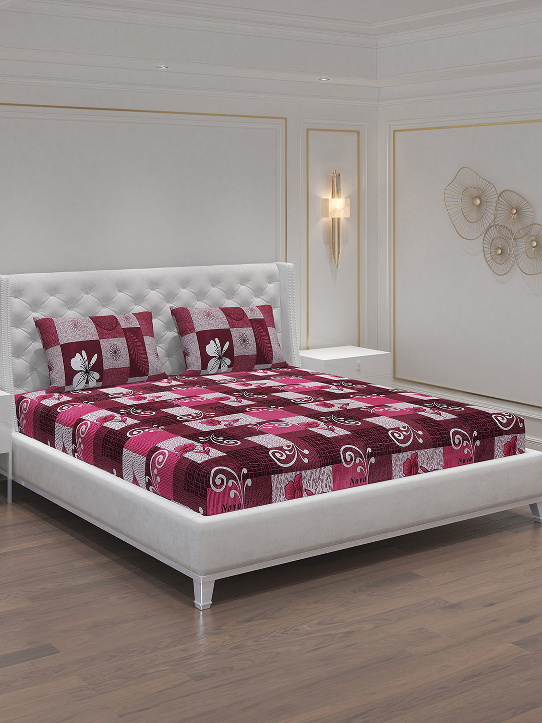 MOCA by Monte Carlo 120 GSM Microfibre Double Bedsheet (2 Pcs Set)
