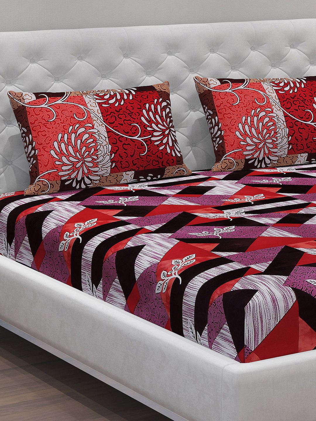 MOCA by Monte Carlo 120 GSM Microfibre Double Bedsheet (2 Pcs Set)