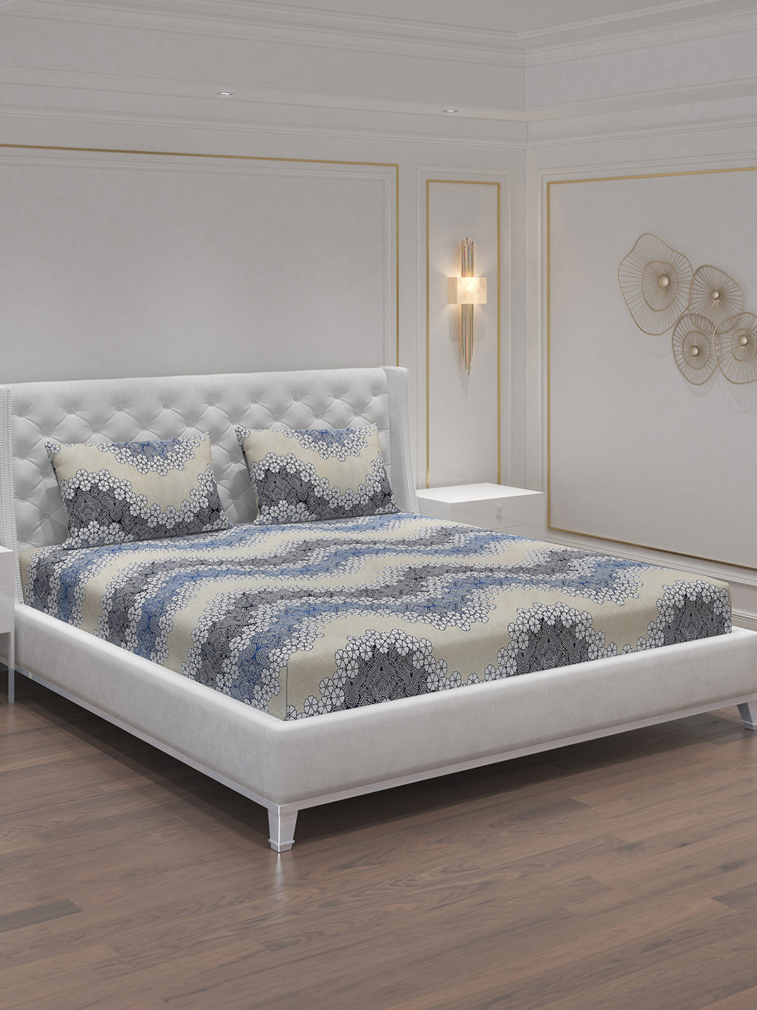 MOCA by Monte Carlo 120 GSM Microfibre Double Bedsheet (2 Pcs Set)
