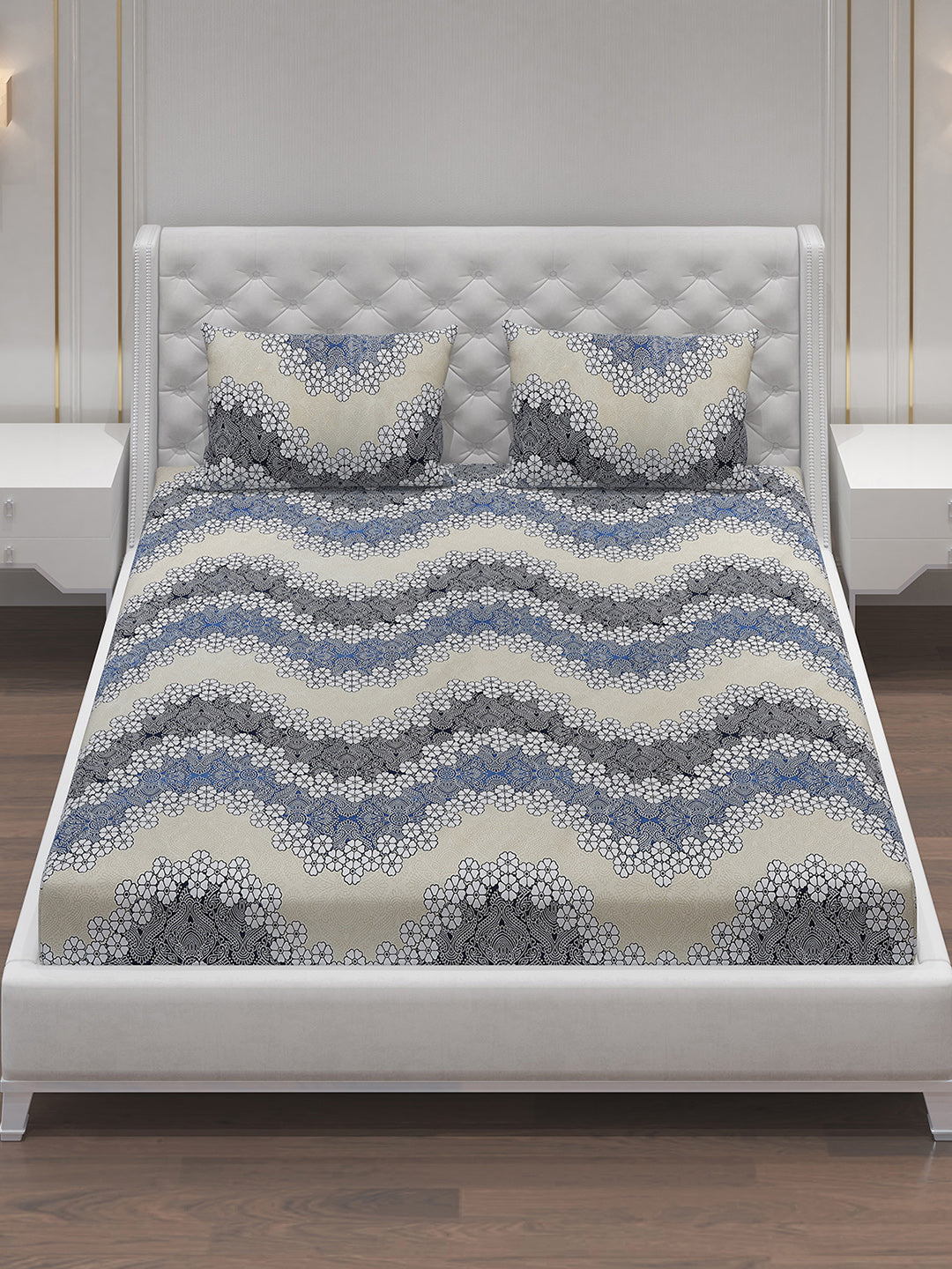 MOCA by Monte Carlo 120 GSM Microfibre Double Bedsheet (2 Pcs Set)