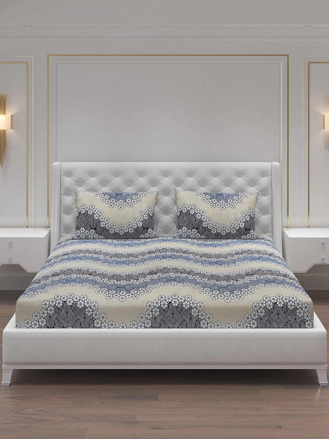 MOCA by Monte Carlo 120 GSM Microfibre Double Bedsheet (2 Pcs Set)