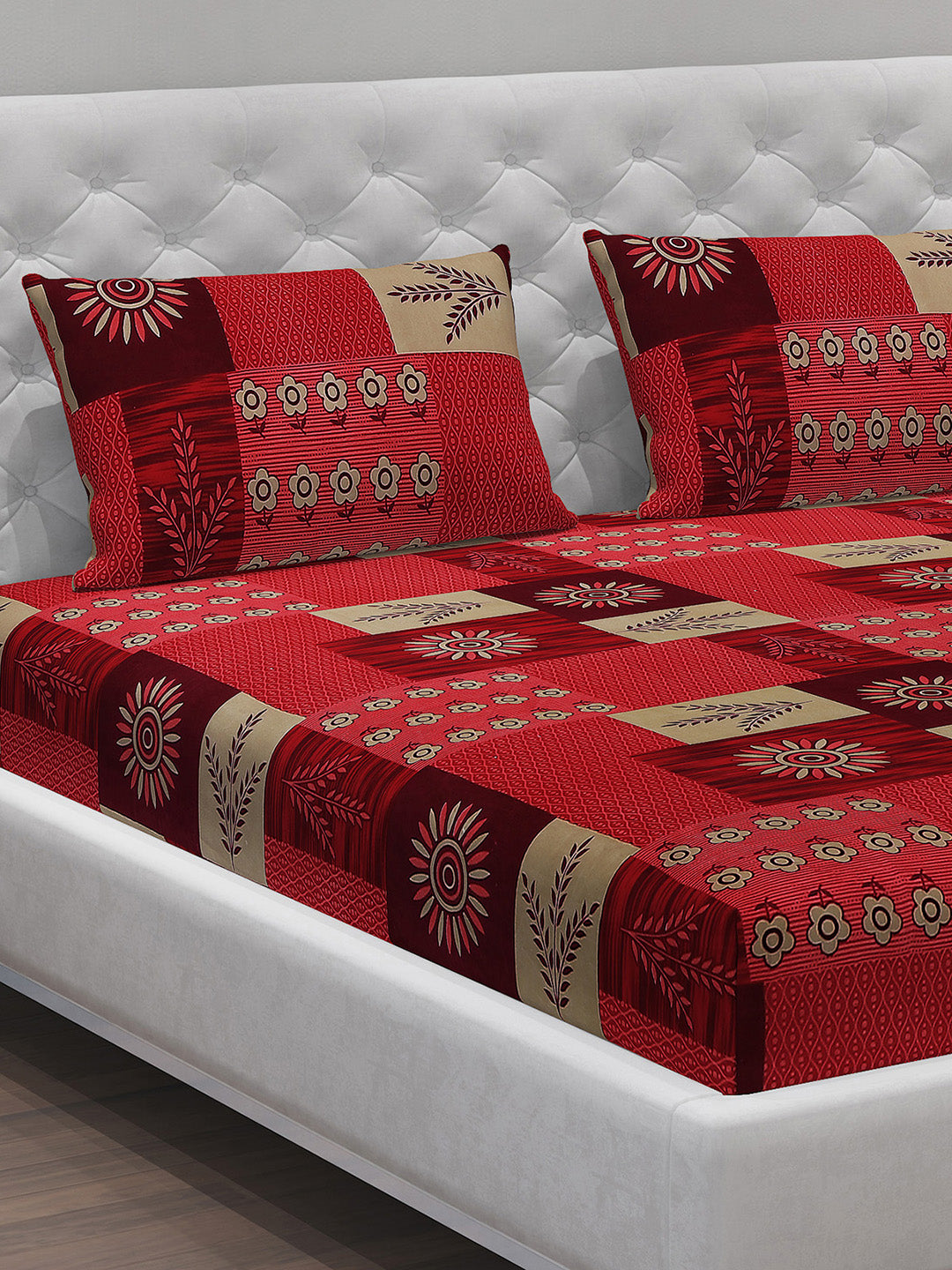 MOCA by Monte Carlo 120 GSM Microfibre Double Bedsheet (2 Pcs Set)