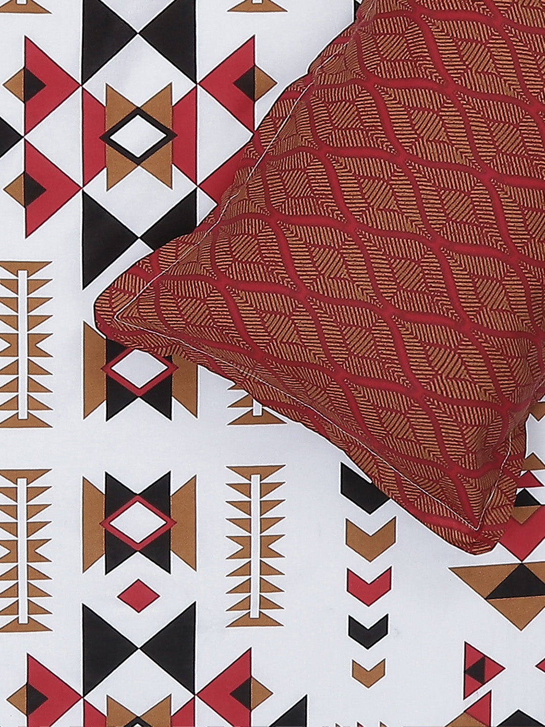 MOCA by Monte Carlo 104 TC Cotton Double Bedsheet with 2 Pillow Covers