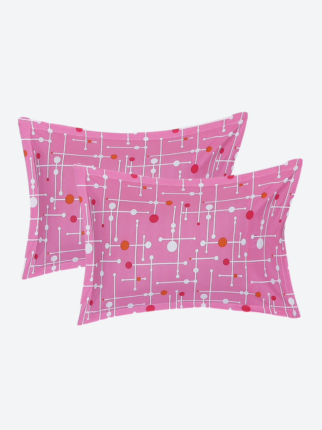 MOCA by Monte Carlo 104 TC Cotton Double Bedsheet with 2 Pillow Covers