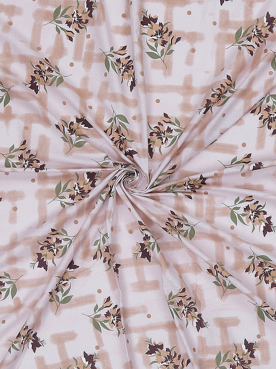 MOCA by Monte Carlo 104 TC Cotton Double Bedsheet with 2 Pillow Covers