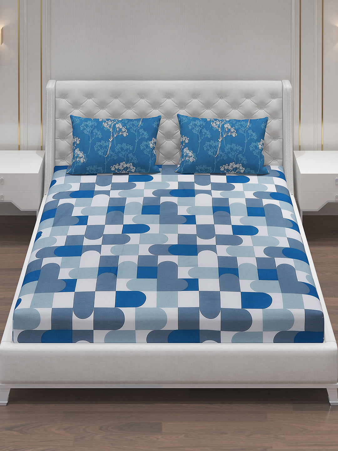 MOCA by Monte Carlo 104 GSM Cotton Double Bedsheet (2 Pcs Set)