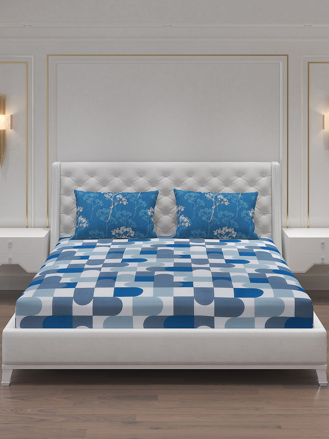 MOCA by Monte Carlo 104 GSM Cotton Double Bedsheet (2 Pcs Set)