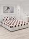 130 GSM Polyester Double Bed Bedsheet with 2 Pillow Covers