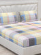 130 GSM Polyester Double Bed Bedsheet with 2 Pillow Covers