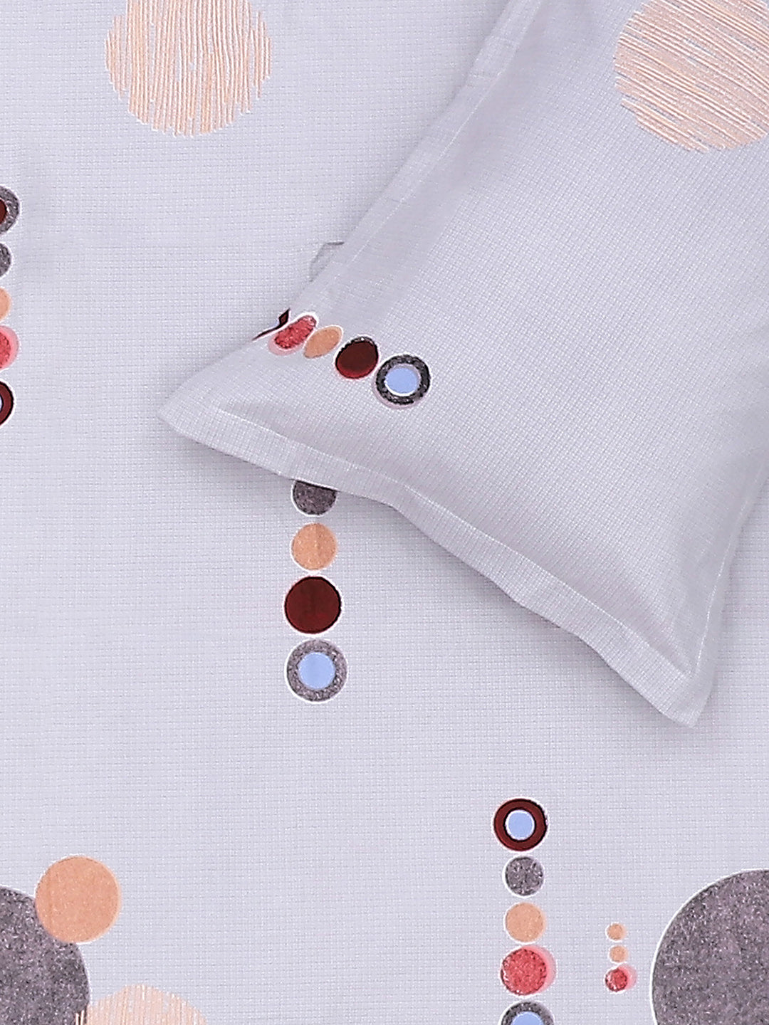 120 GSM  Polyester Double Bed Bedsheet with 2 Pillow Covers - Updated - Updated
