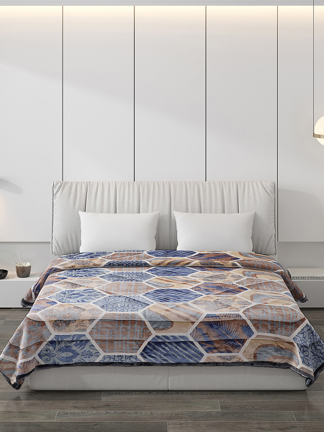 Printed 100% Polyster Double Bed Comforter for Winter