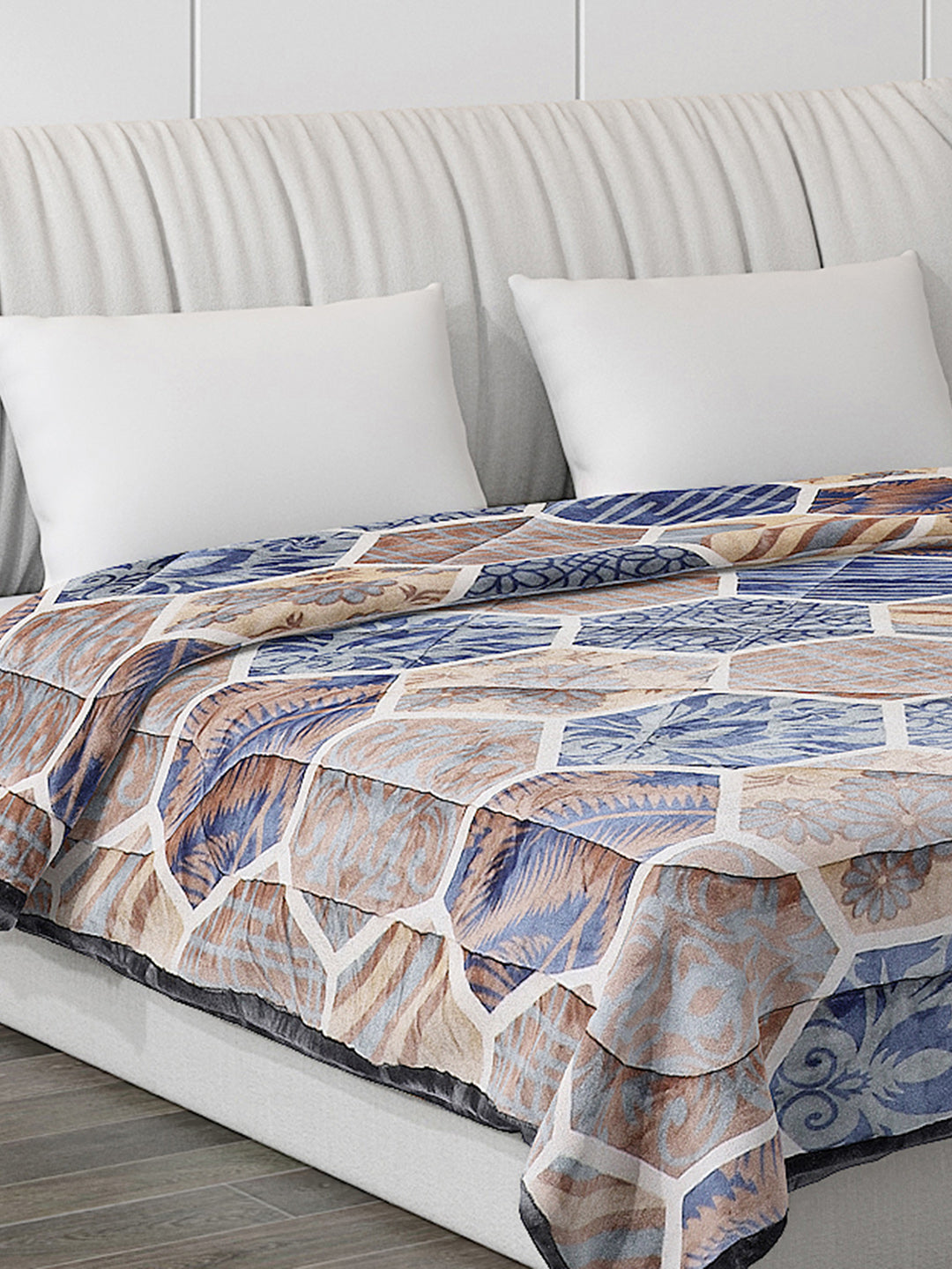 Printed 100% Polyster Double Bed Comforter for Winter