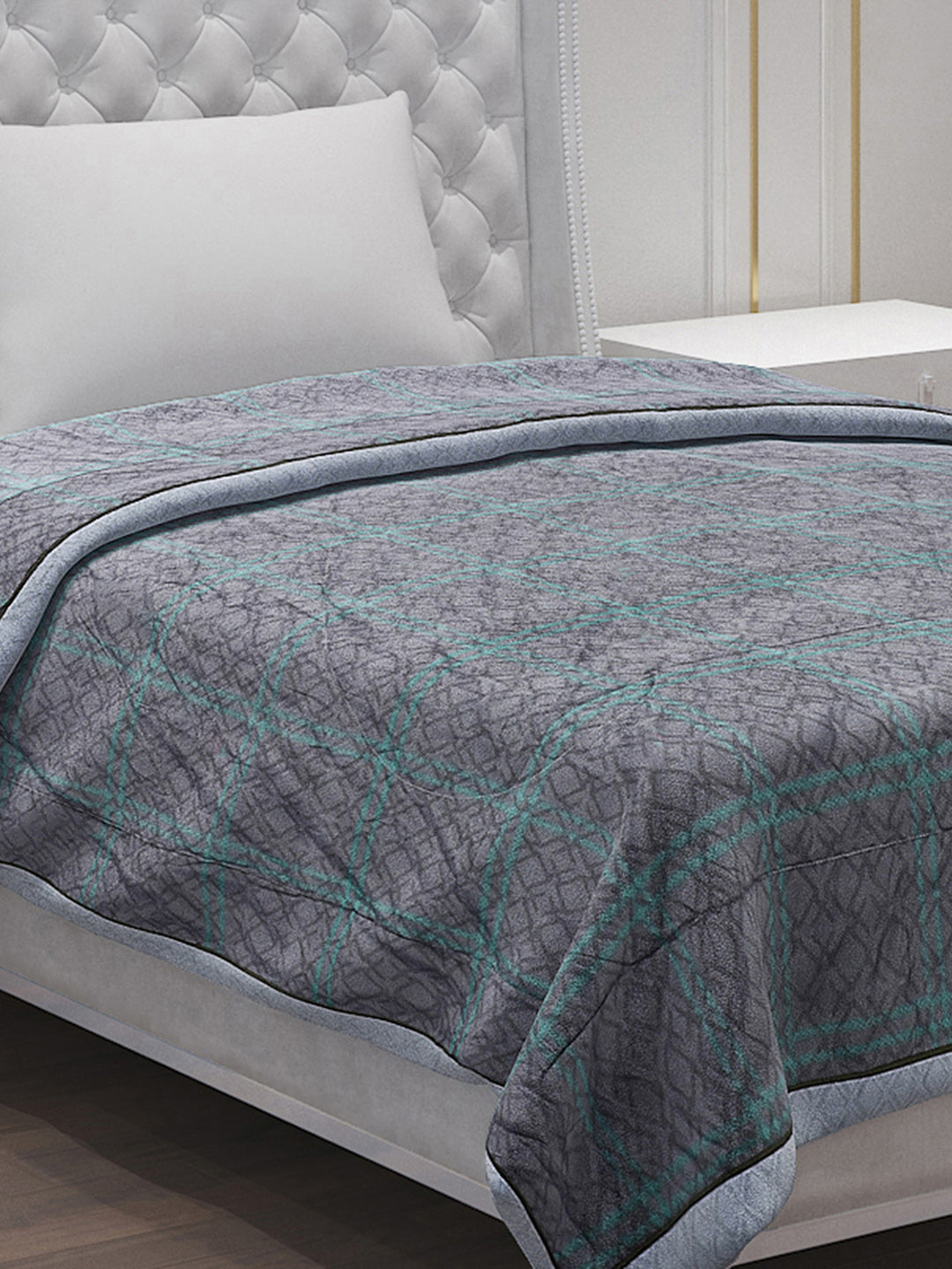 Printed 100% Polyster Single Bed Comforter for AC Room