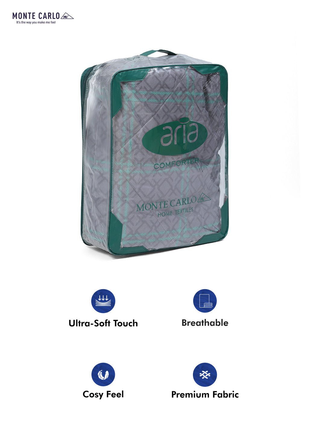 Printed 100% Polyster Single Bed Comforter for AC Room