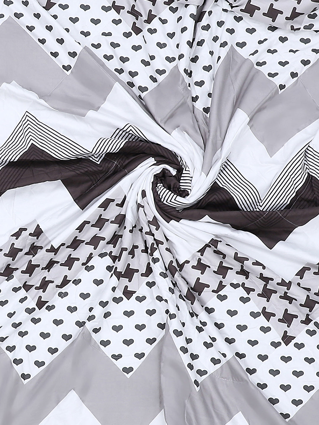 Printed 100% Polyster Single Bed Comforter for AC Room