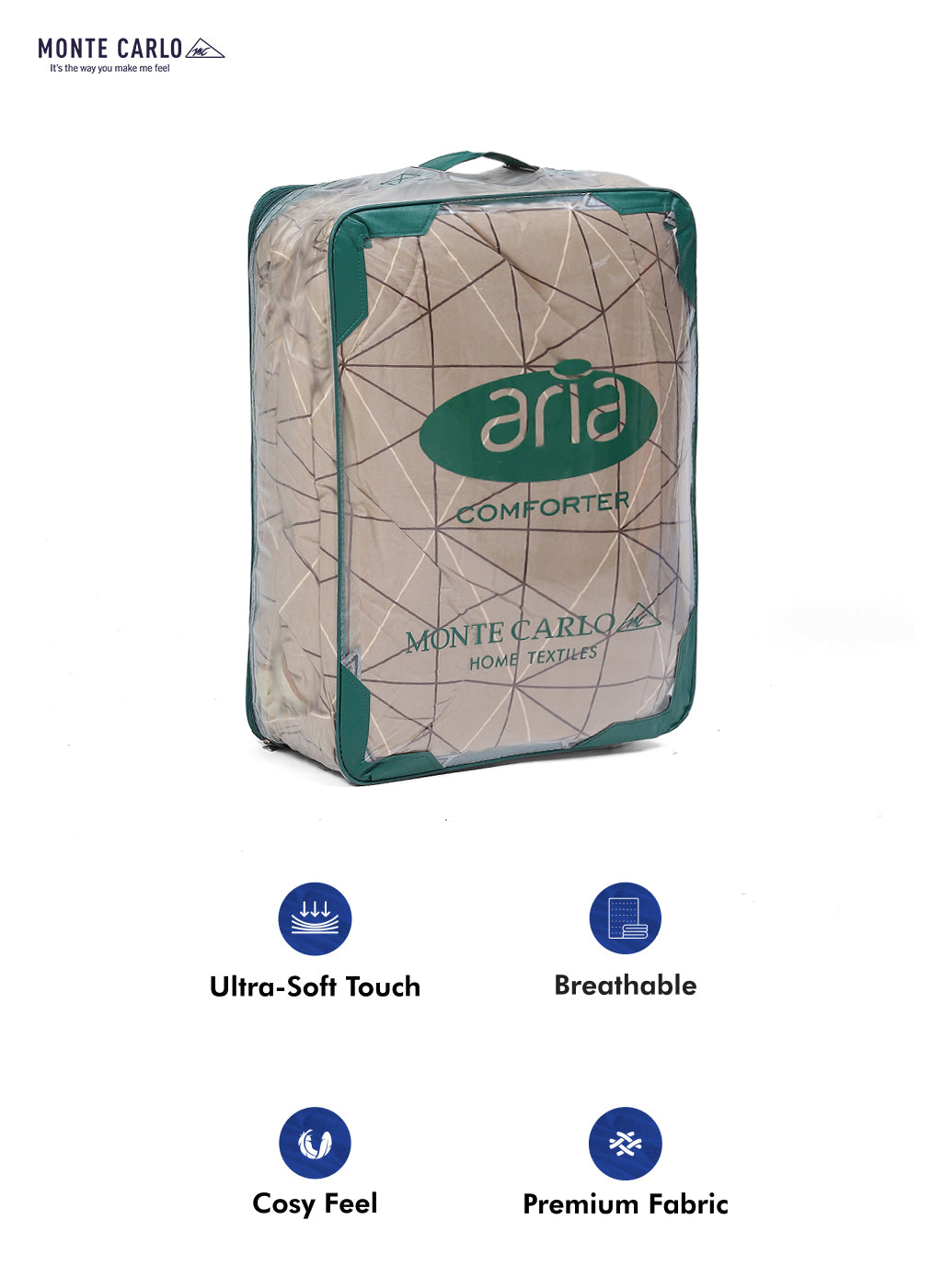 Printed 100% Polyster Single Bed Comforter for AC Room
