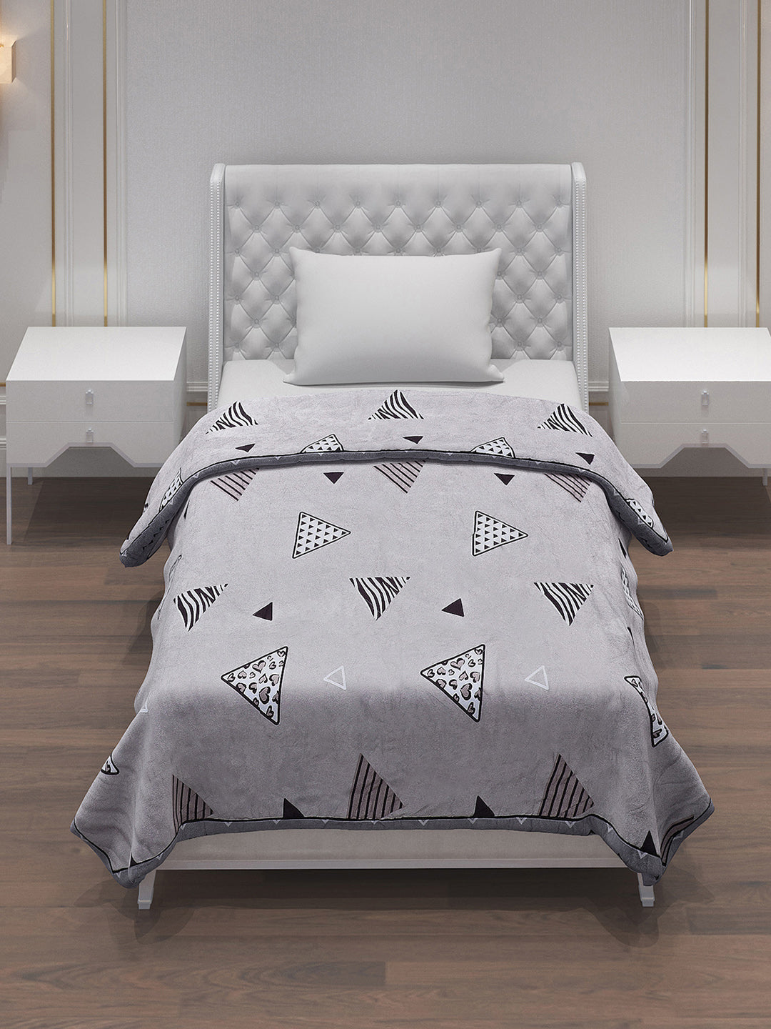 Printed 100% Polyster Single Bed Comforter for AC Room