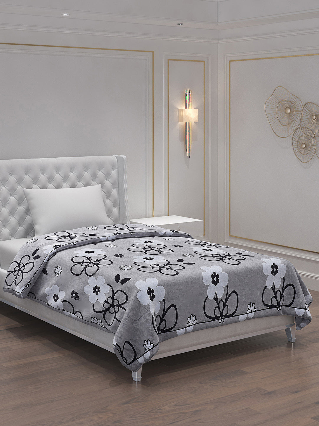Printed 100% Polyster Single Bed Comforter for AC Room