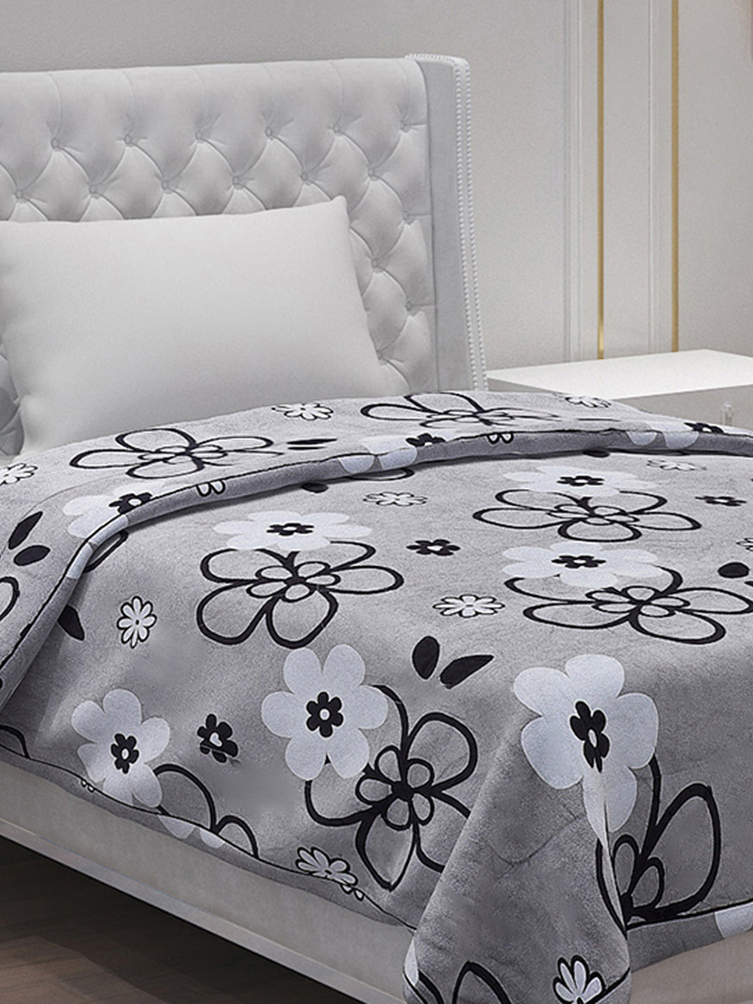 Printed 100% Polyster Single Bed Comforter for AC Room