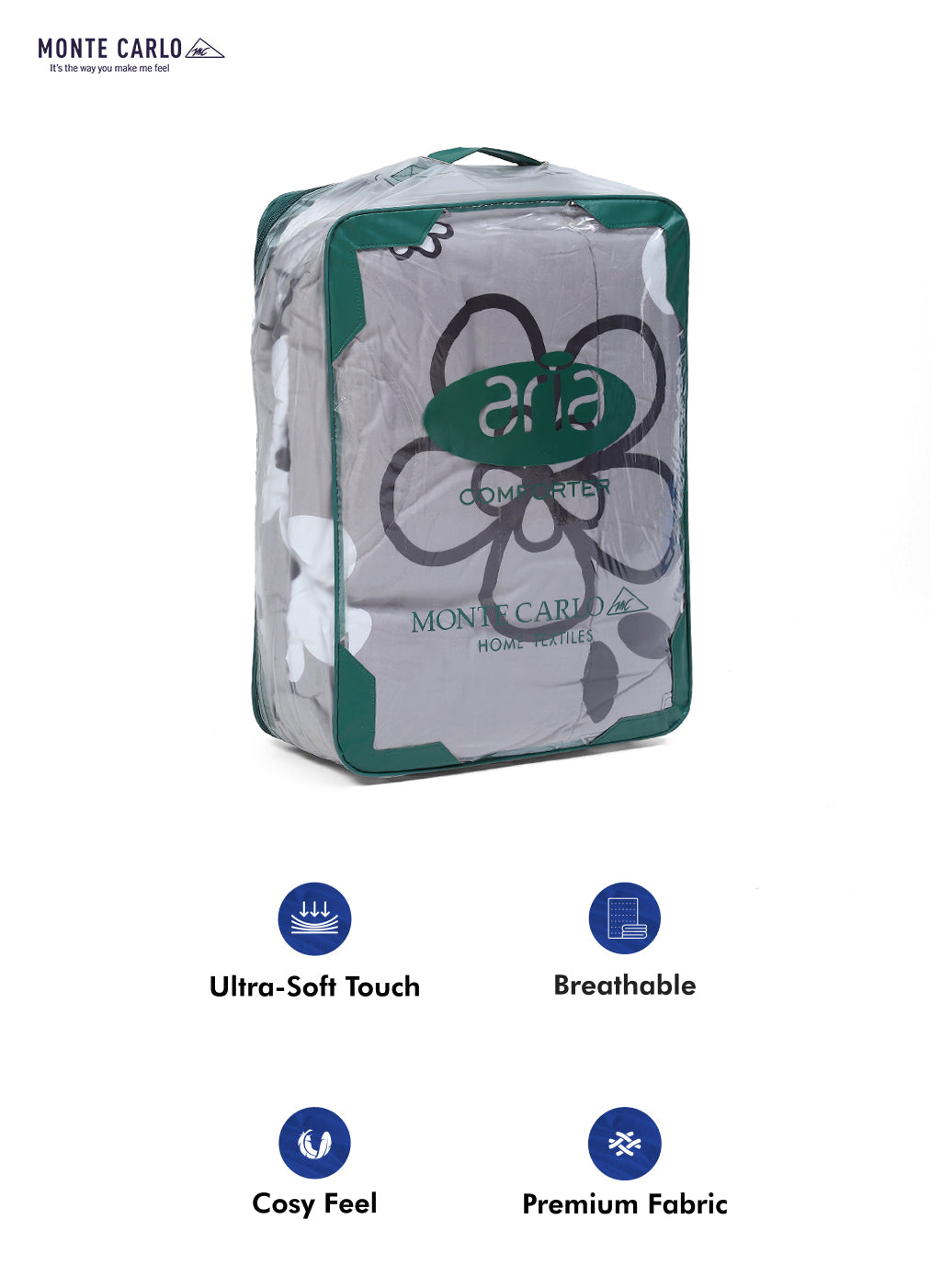 Printed 100% Polyster Single Bed Comforter for AC Room