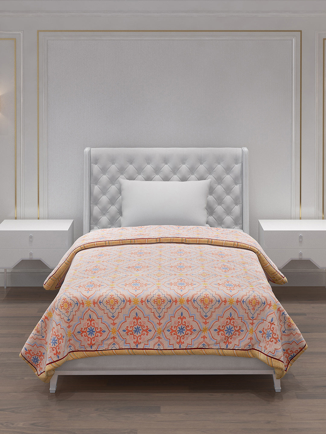Printed 100% Polyster Single Bed Comforter for AC Room