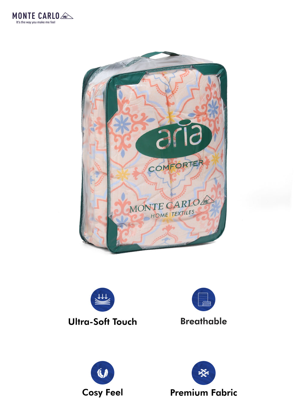 Printed 100% Polyster Single Bed Comforter for AC Room