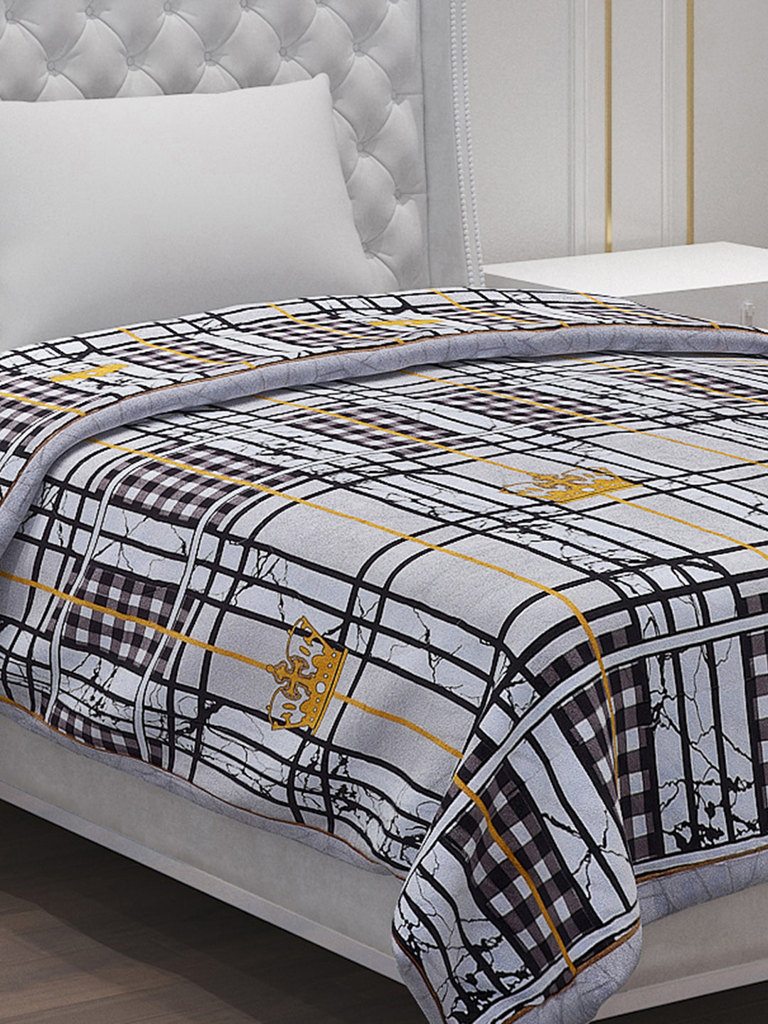 Printed 100% Polyster Single Bed Comforter for AC Room