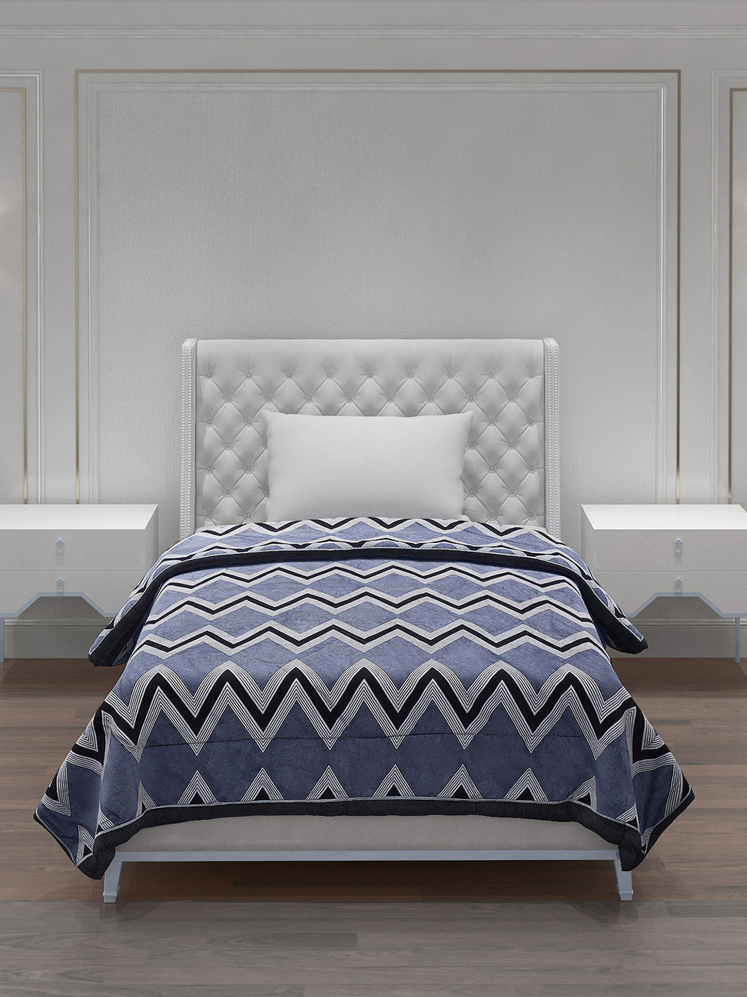 Printed 100% Polyster Single Bed Comforter for AC Room