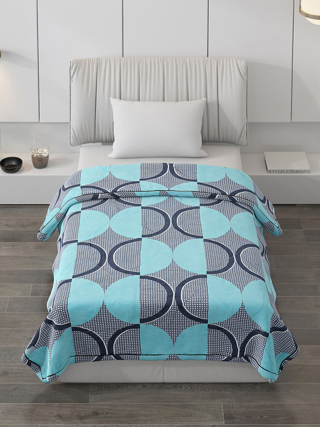 Printed 100% Polyster Single Bed Comforter for AC Room