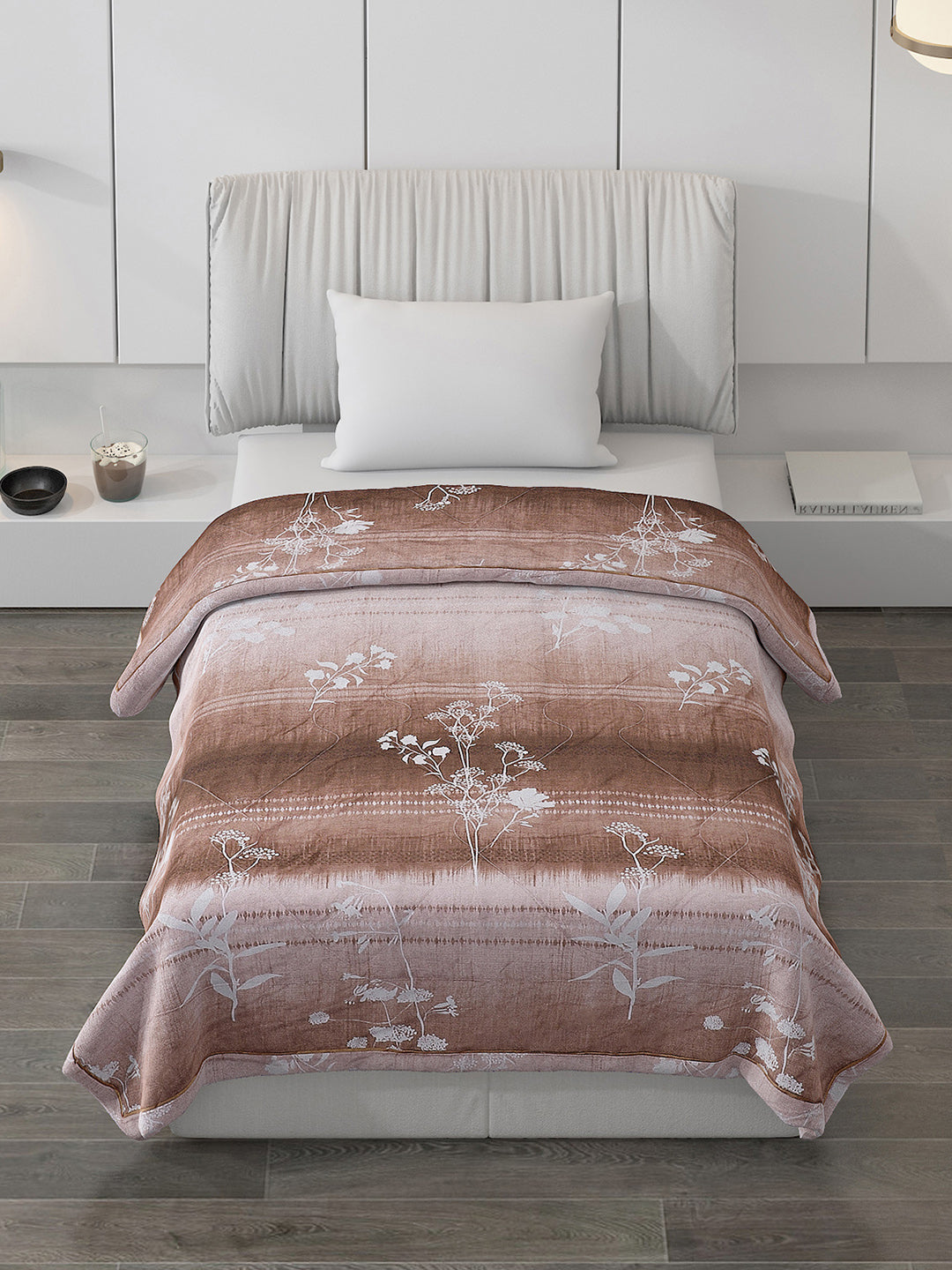 Printed 100% Polyster Single Bed Comforter for AC Room