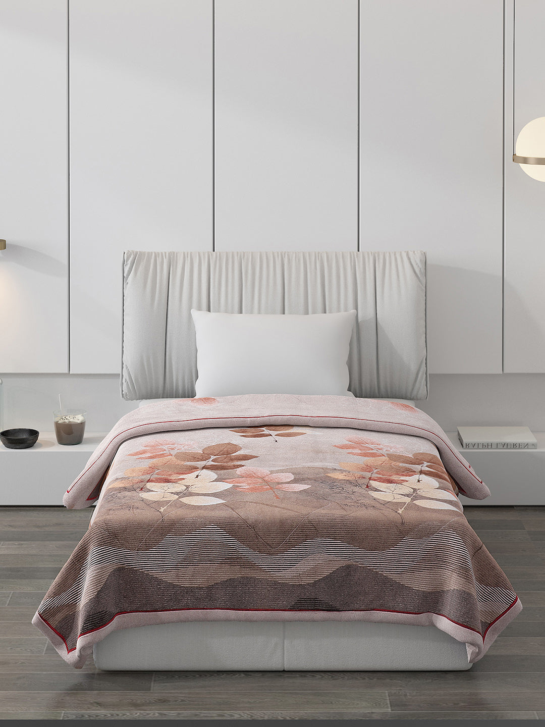 Printed 100% Polyster Single Bed Comforter for AC Room
