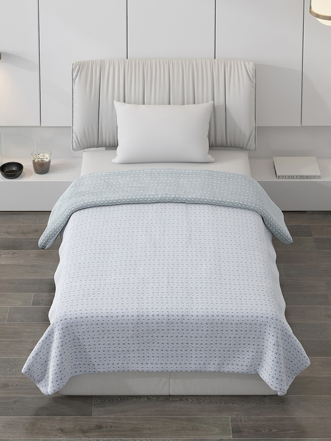 Printed 100% Polyster Single Bed Comforter for AC Room